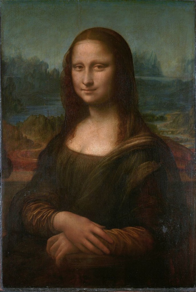 Mona Lisa, by Leonardo da Vinci, from C2RMF natural color